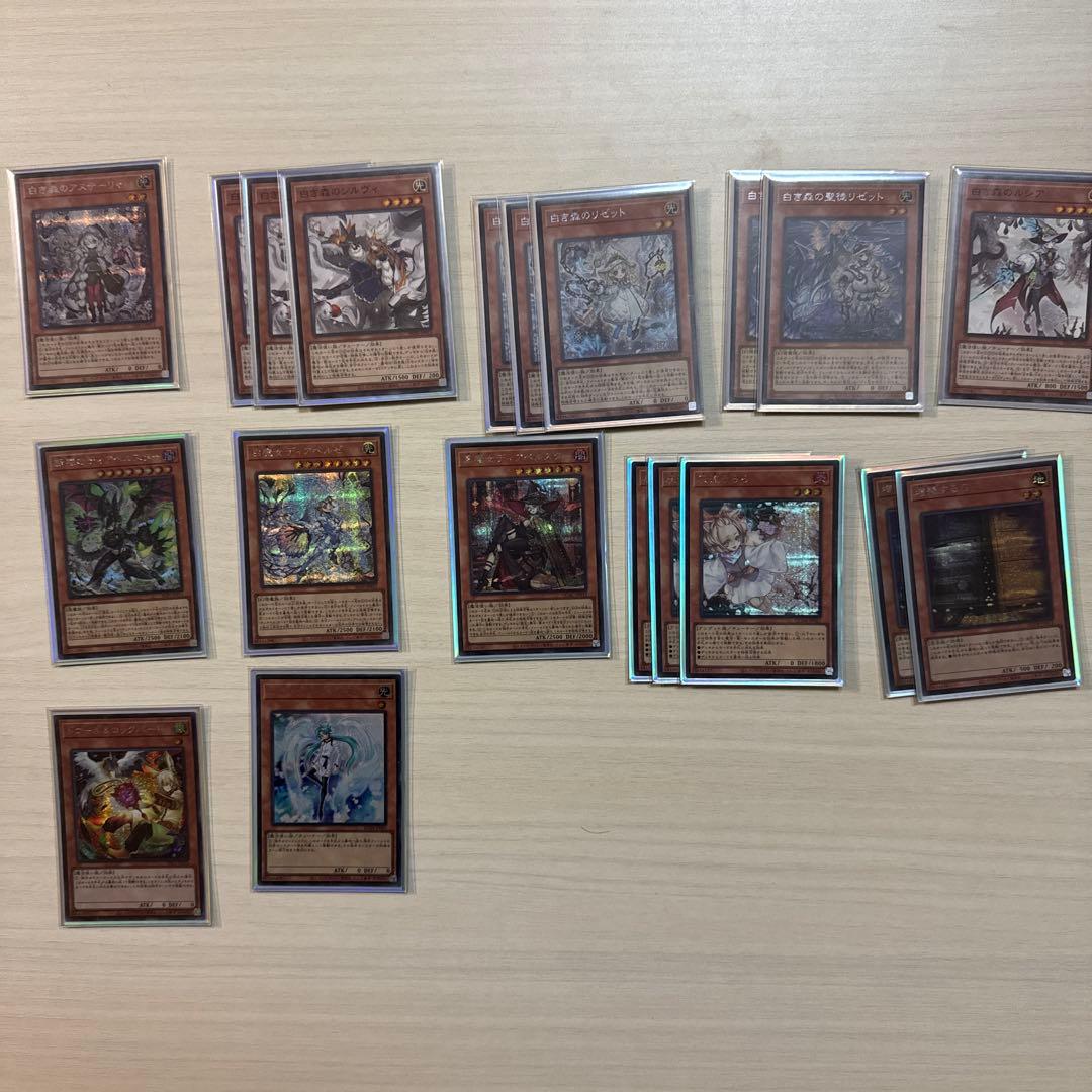 遊戯王OCG白き森 デッキケース付き