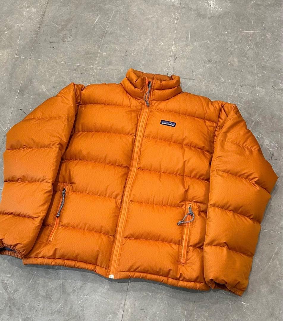 patagonia ダウンジャケット M オレンジ