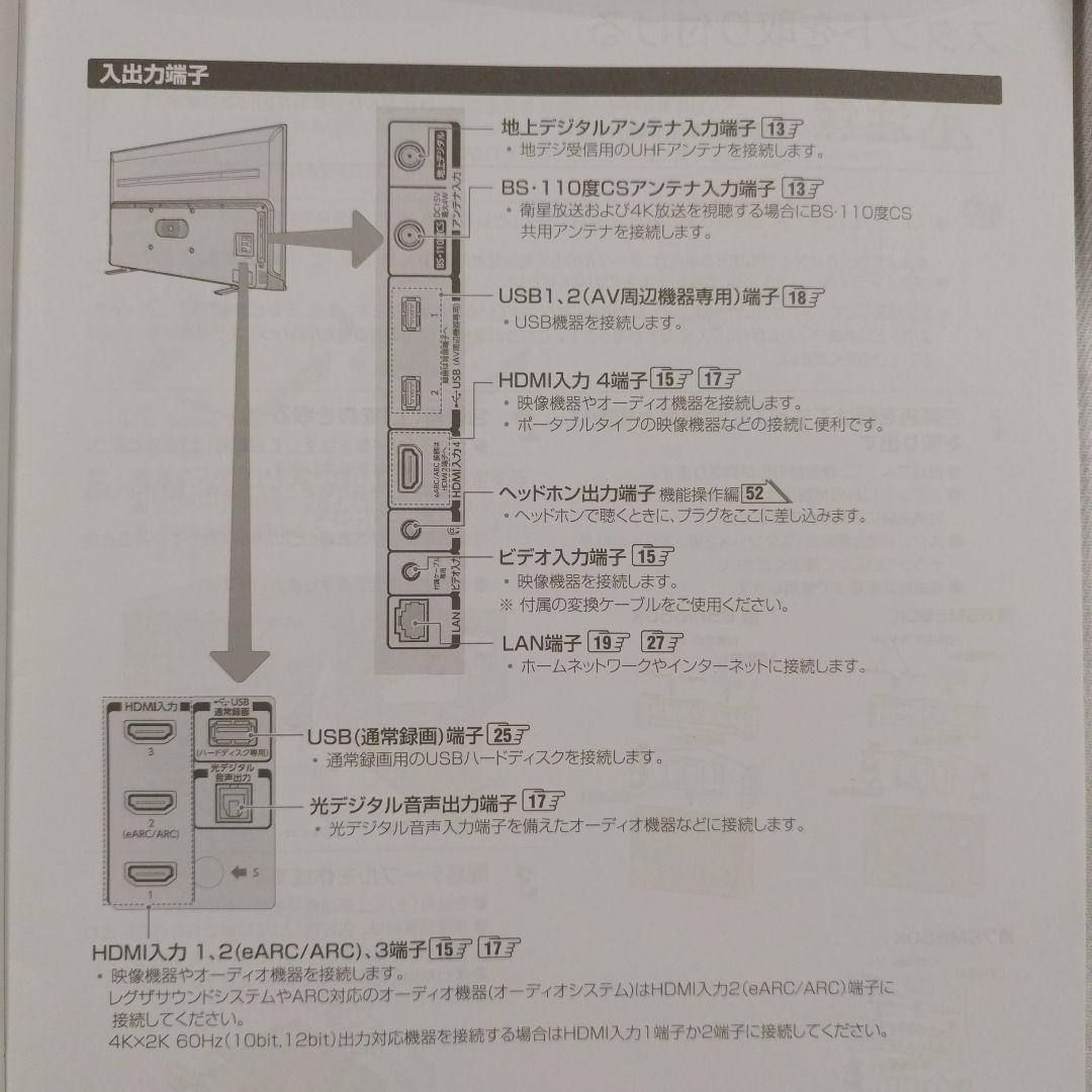 東芝レグザ 4K液晶テレビ本体 55インチ 55M550K 2022年製
