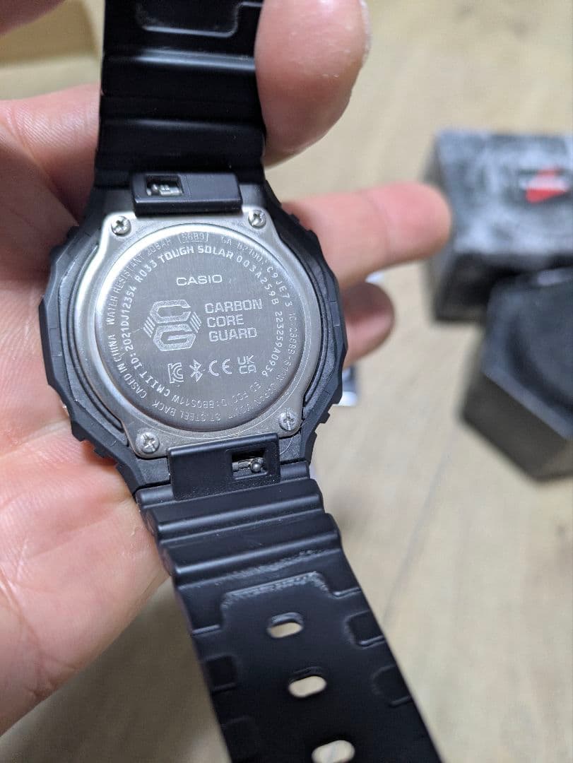 雷*禅様 G-SHOCK ga-b2100 No.5689 ブラック