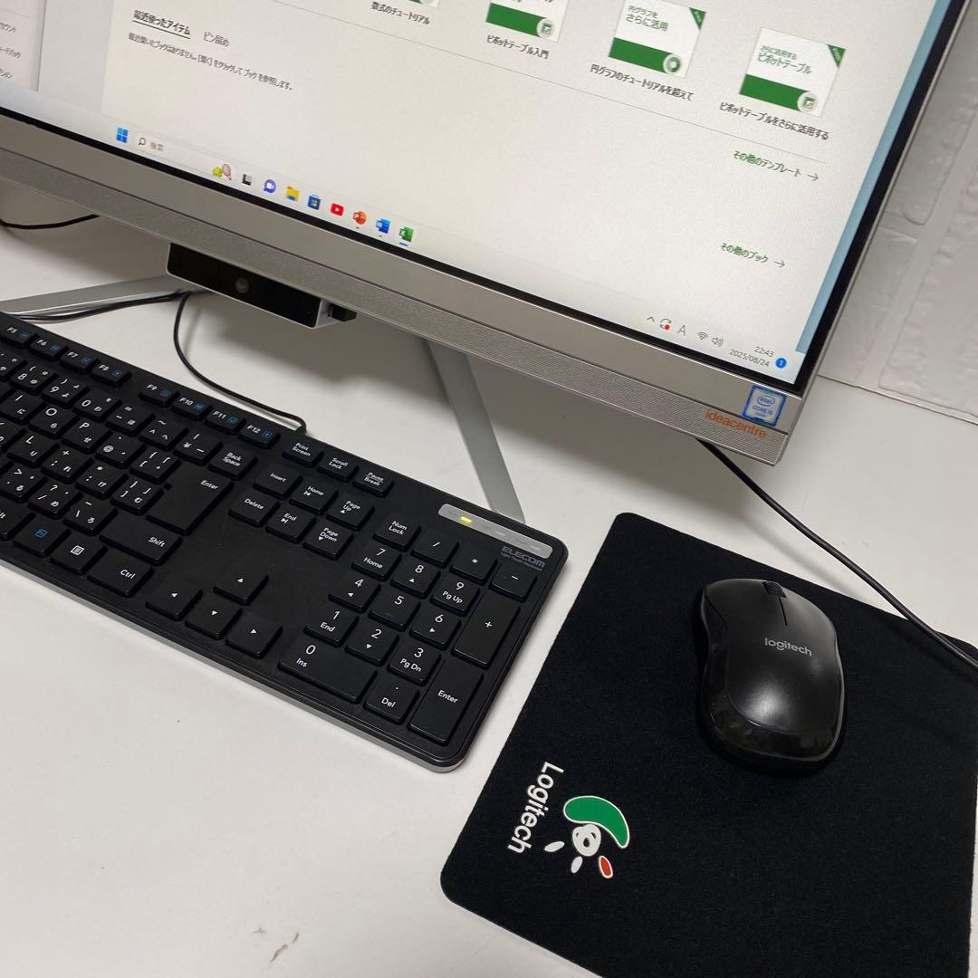 Windows11 オフィス2024年　Corei5 美品 レノボ　デスクトップ