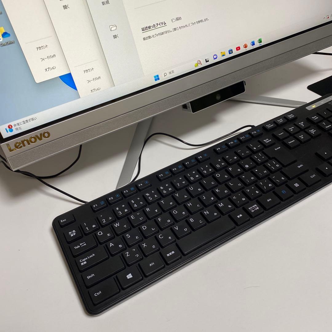 Windows11 オフィス2024年　Corei5 美品 レノボ　デスクトップ