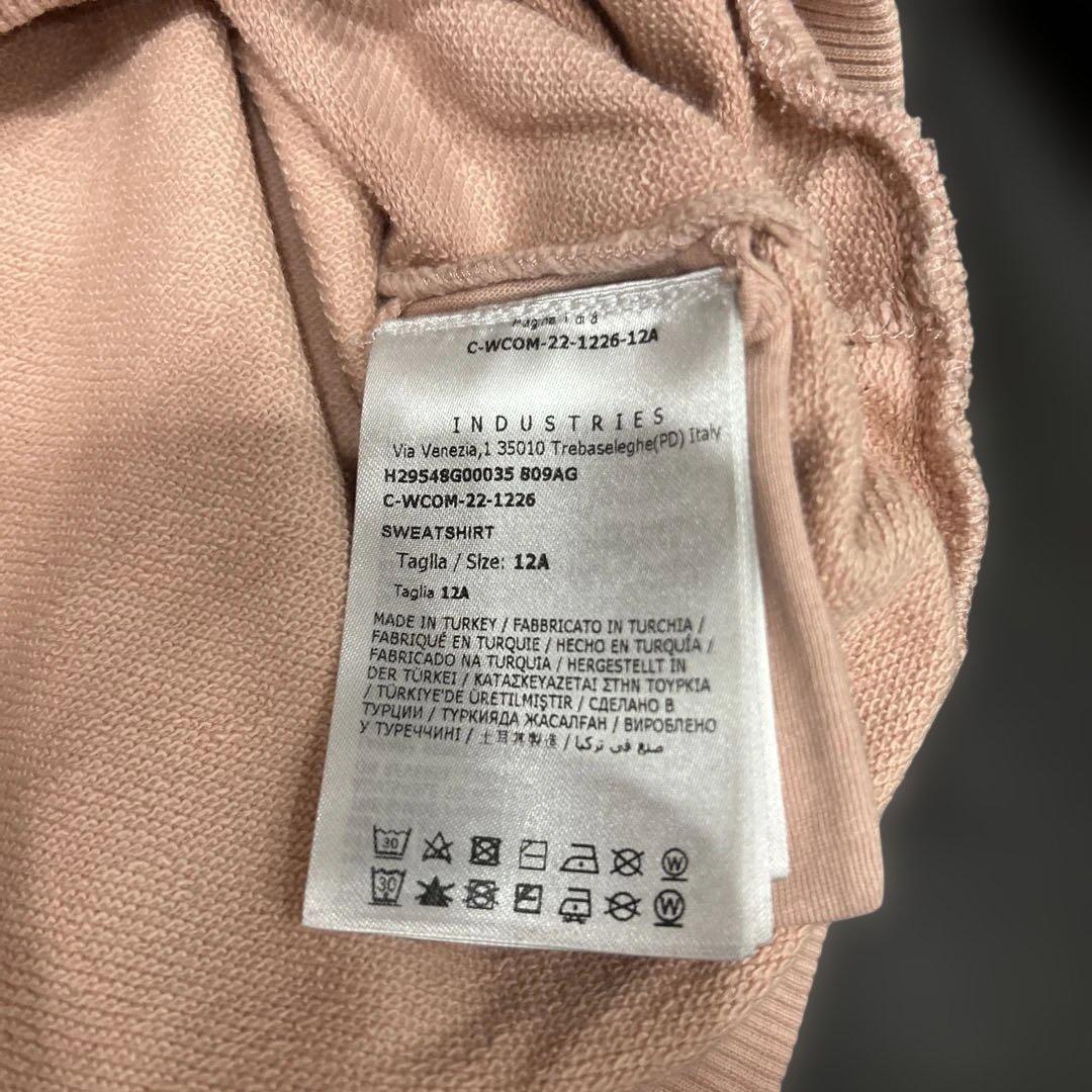 MONCLER ピンク トレーナー　12A