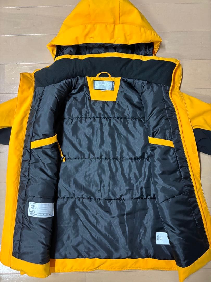 phenix フェニックス　スキーウェア 160 イエロー/ブラック