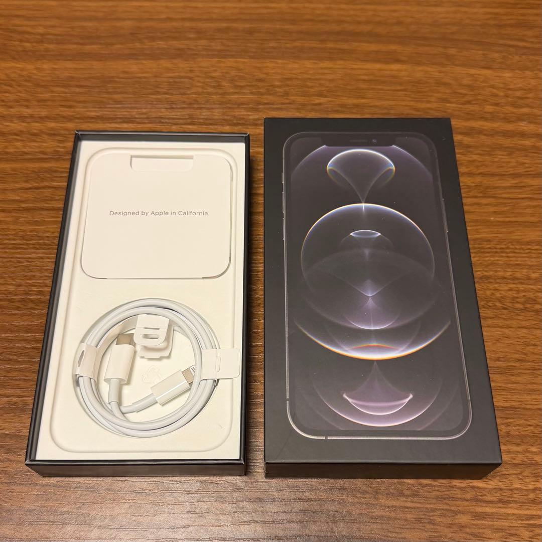 ［中古)iPhone 12 Pro 128GB 新品純正ケーブル付き