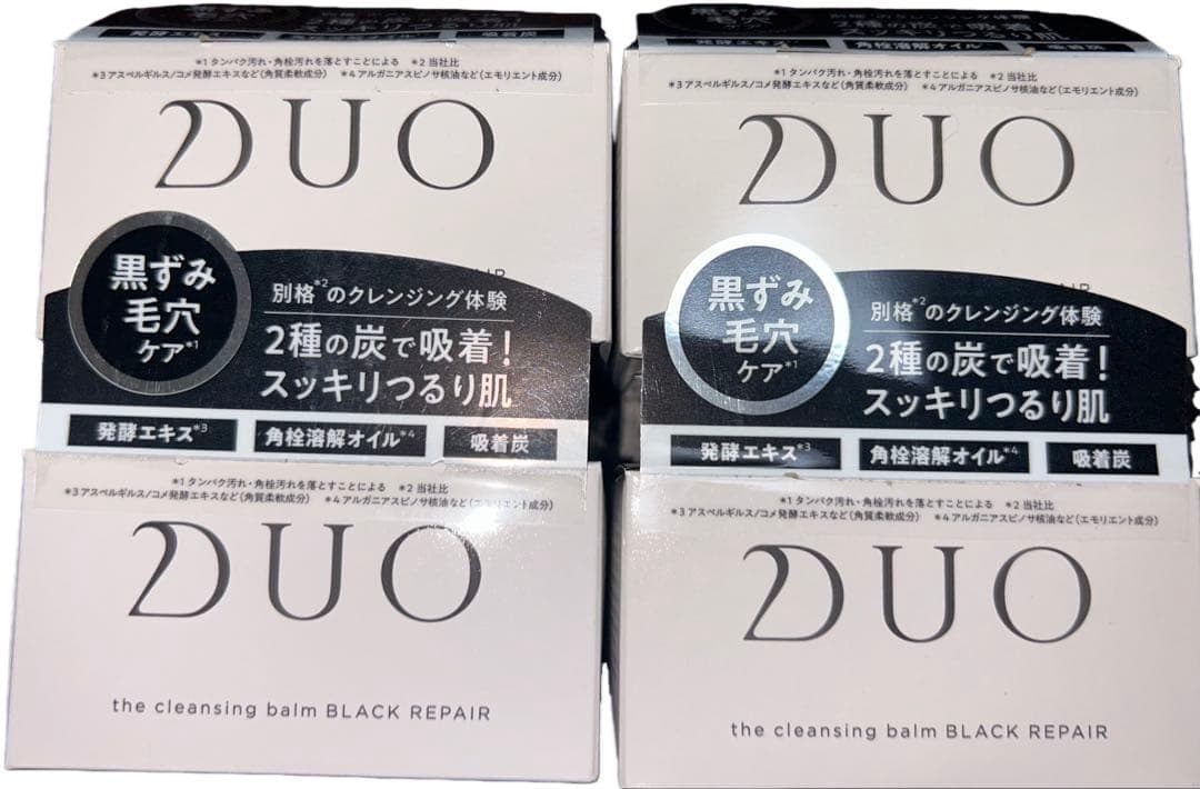 DUOデュオ クレンジングバーム ブラックリペア 90g×4個セット