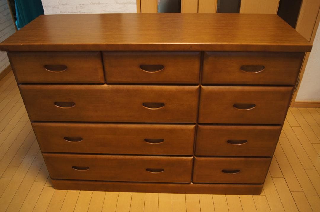 木製チェスト　4段