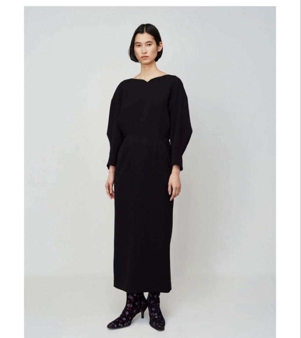 【最終価格】Mame Kurogouchi Boat Neck Dress