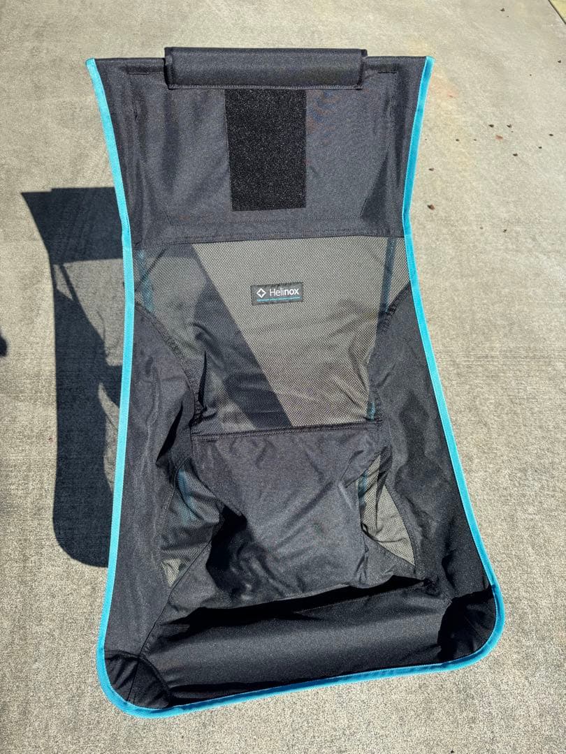 Helinox ビーチチェア ブラック/ブルー ヘリノックス