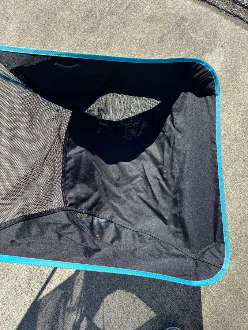 Helinox ビーチチェア ブラック/ブルー ヘリノックス