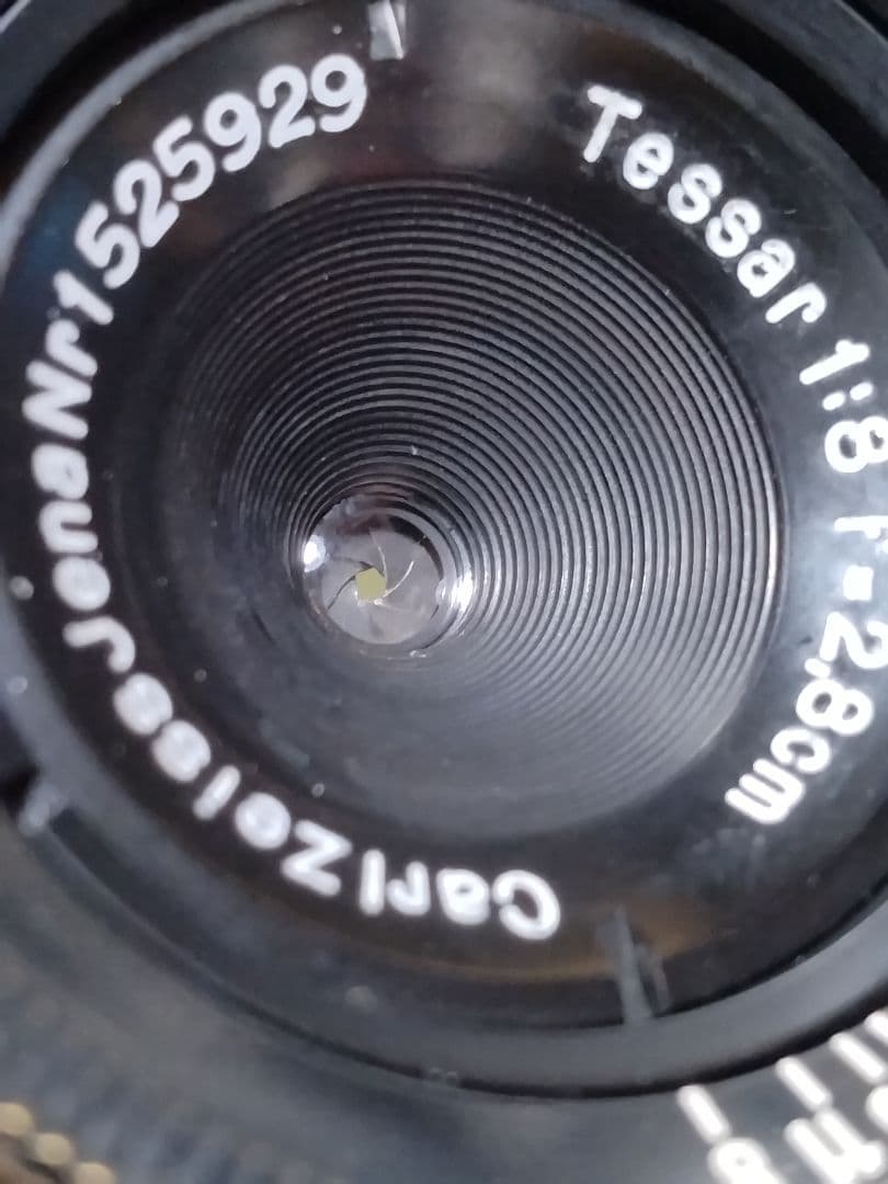 コンタックス用　テッサー28mm　f8　ライカMマウントアダプター付属