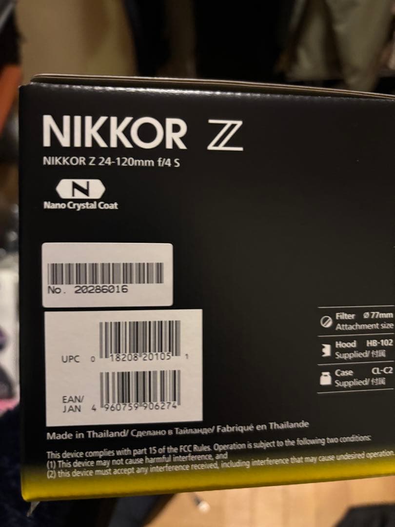 レンズ(ズーム) NIKKOR Z 24-120mm f4s
