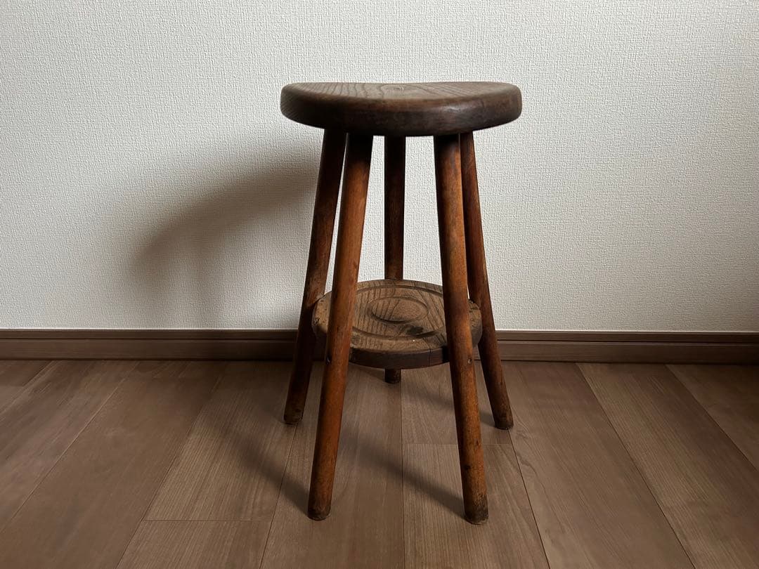 t*5様 希少　5本脚　スツール　丸椅子　アンティーク　レトロ　ヴィンテージ　チ