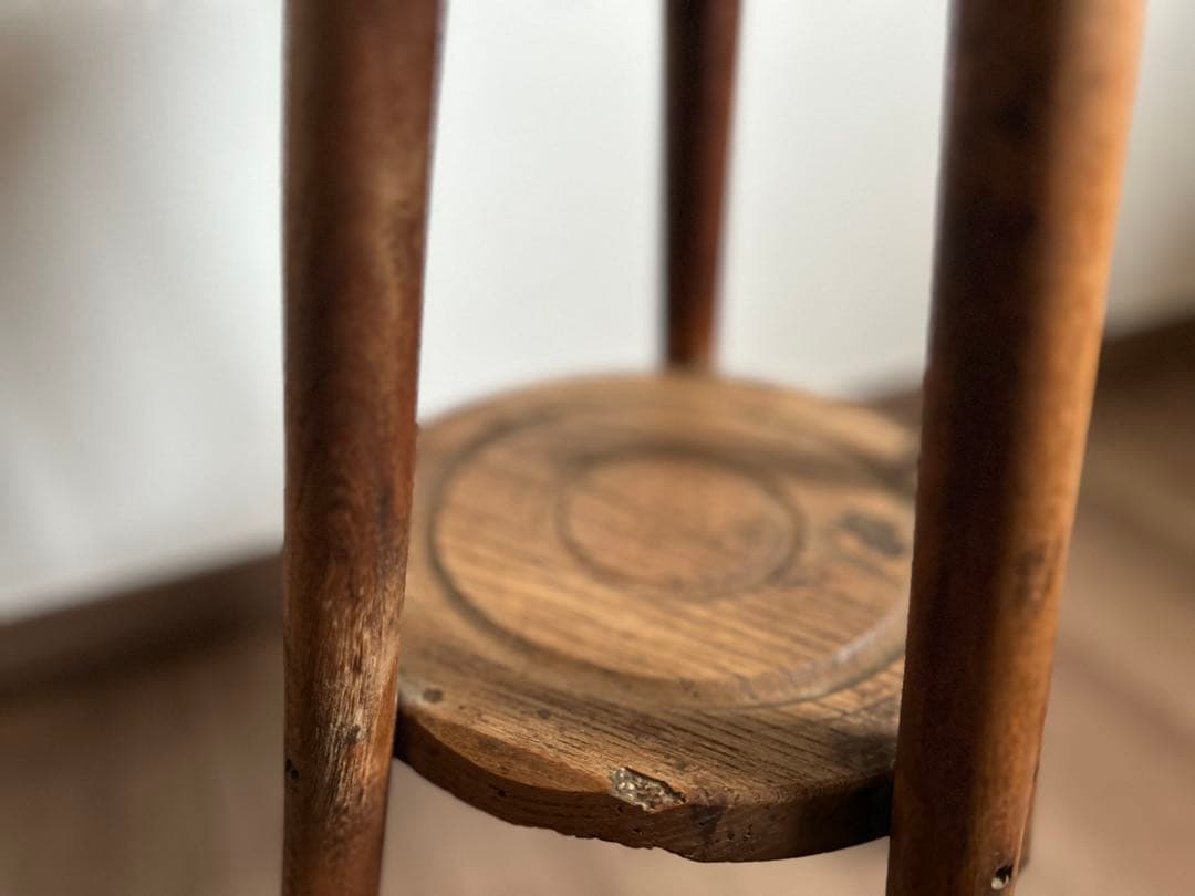 t*5様 希少　5本脚　スツール　丸椅子　アンティーク　レトロ　ヴィンテージ　チ