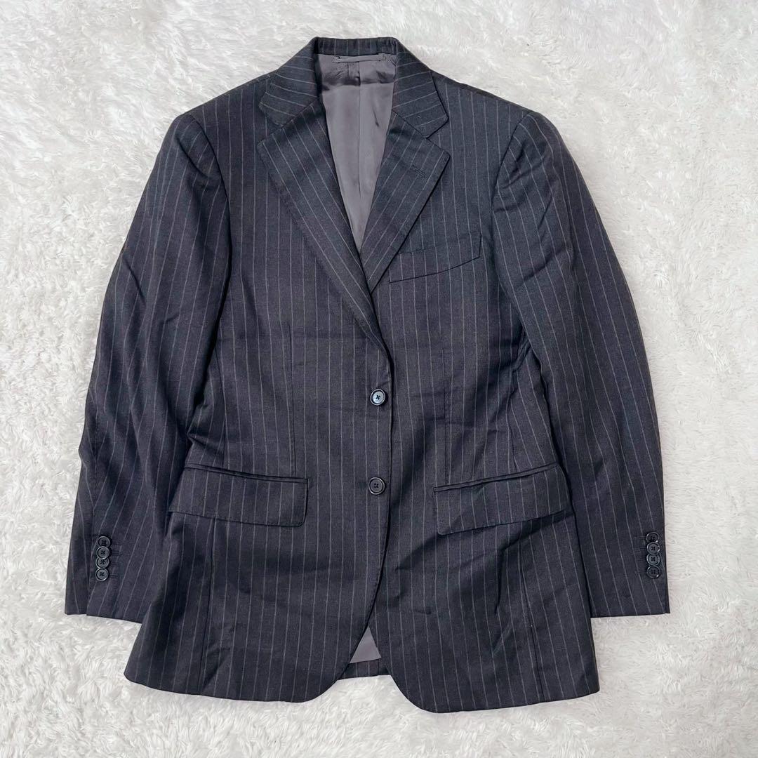高級 BEAMS F ストライプスーツ セットアップ日本製 42