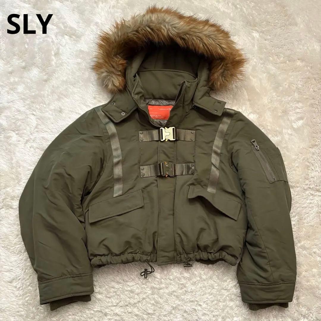 SLY BELTED N-2B ミリタリージャケット 短丈 y2k