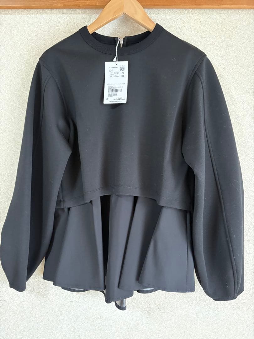 アダムエロペ　レイヤードペプラムチュニック