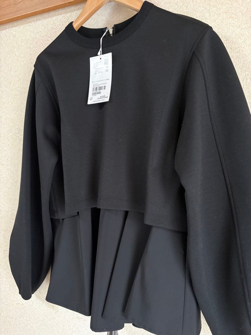 アダムエロペ　レイヤードペプラムチュニック