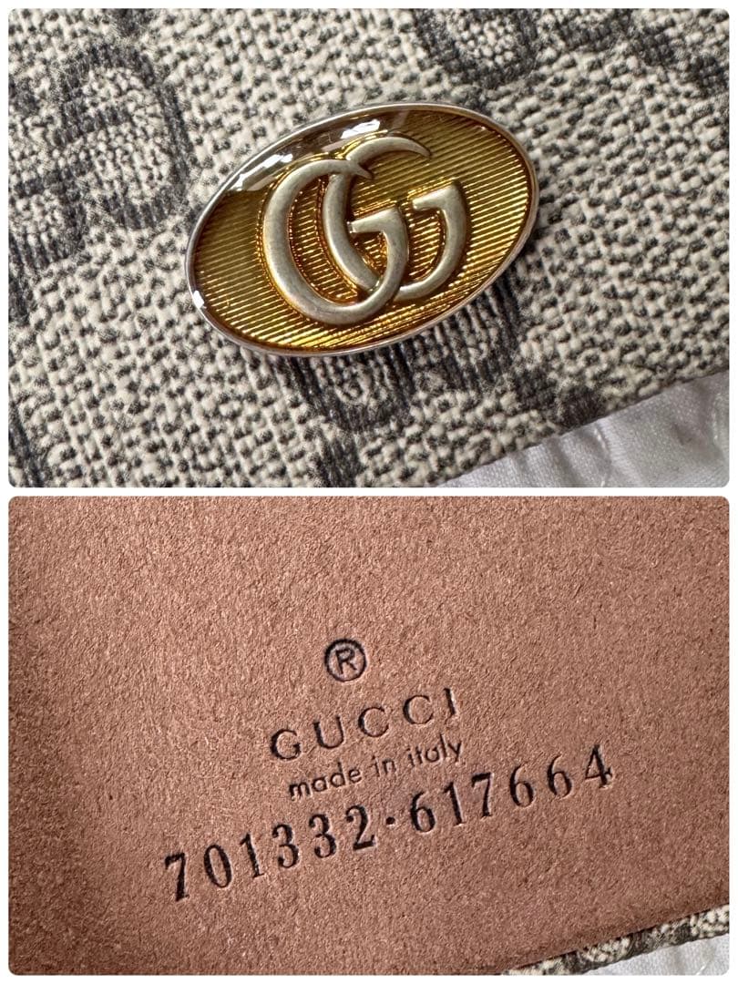 未使用GUCCI GGマーモント iPhone13 Proケース レザー