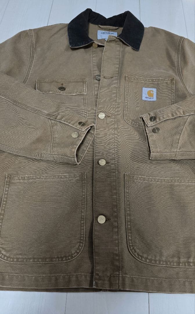 Carhartt　カバーオール/M/コットン/BRW/1026480