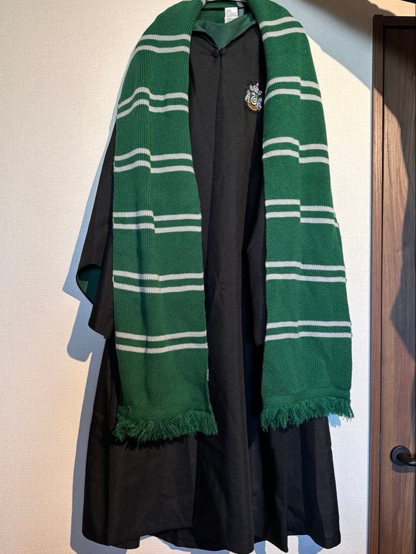 【公式】ユーエスジェイ　ユニバ　USJ ハリーポッター　スリザリン　ローブ　杖