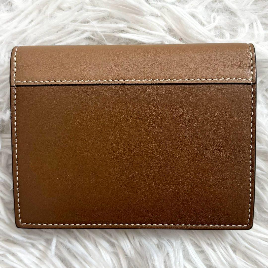 【美品✨】セリーヌ　カードケース　名刺入れ　ブラウン　バイカラー