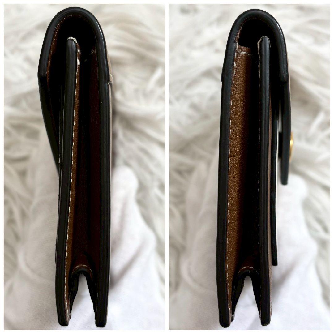 【美品✨】セリーヌ　カードケース　名刺入れ　ブラウン　バイカラー