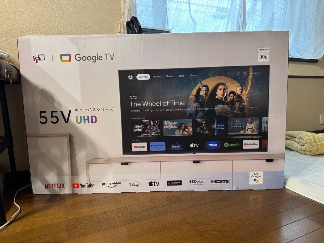 55V Google TV 55インチ UHD