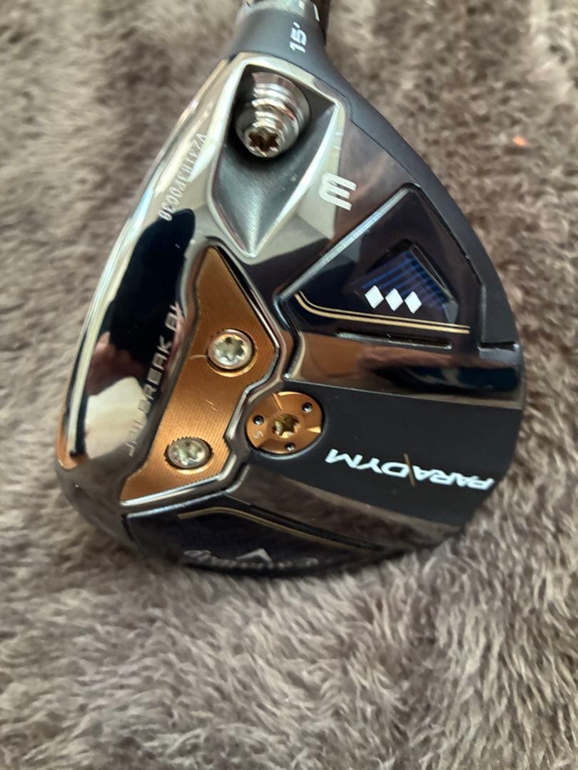 キャロウェイパラダイムトリプルダイヤ　3W 超美品　S