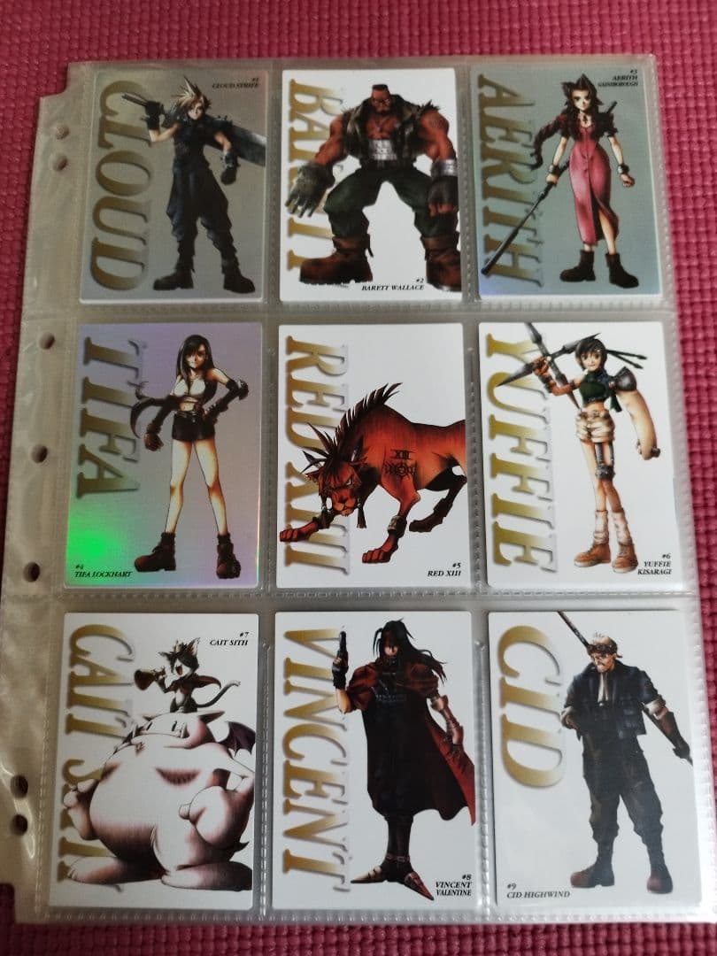 【初版】ファイナルファンタジー7 カードダスマスターズ フルコンプリートセット