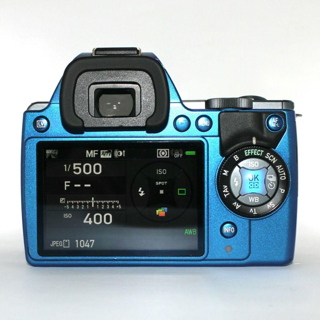 PENTAX K-S1 デジタル一眼レフカメラ ブルー iPhone転送セット