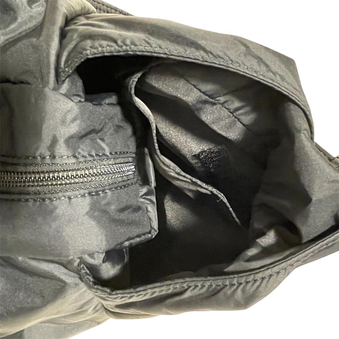 【PORTER CUE】ナイロン　ショルダーバッグ　黒　廃盤　多機能