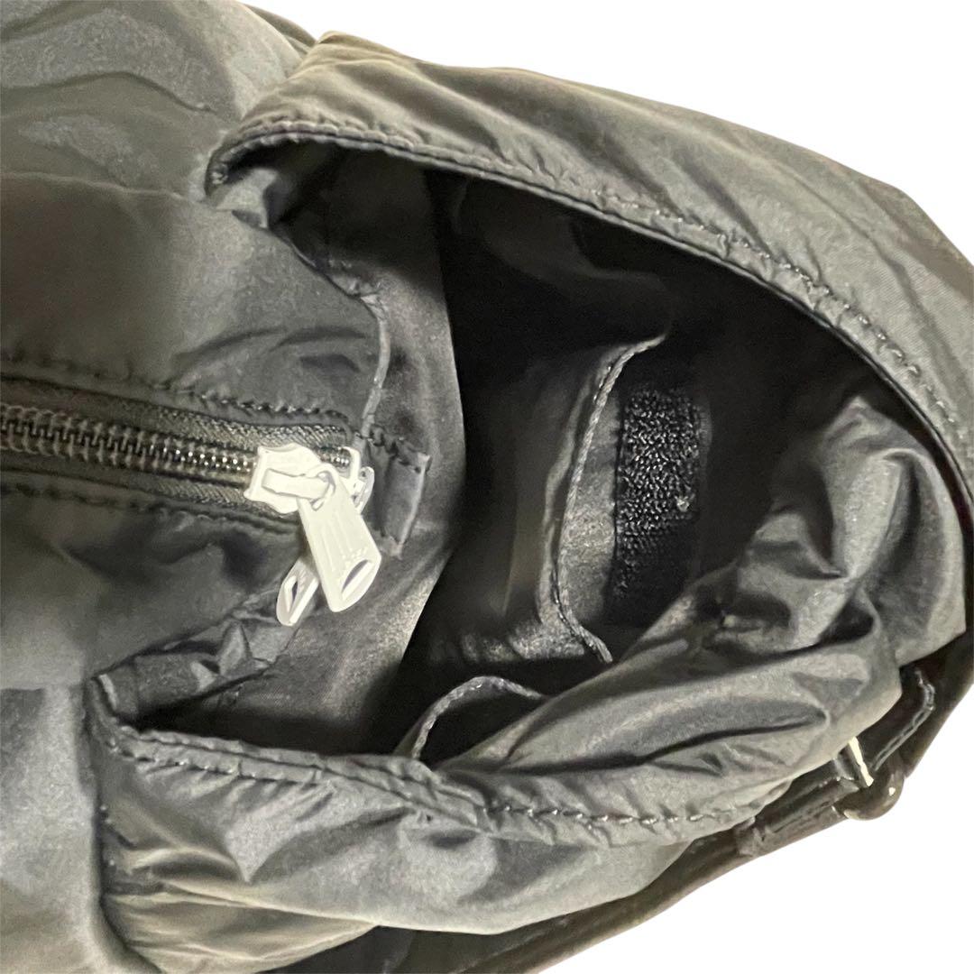 【PORTER CUE】ナイロン　ショルダーバッグ　黒　廃盤　多機能