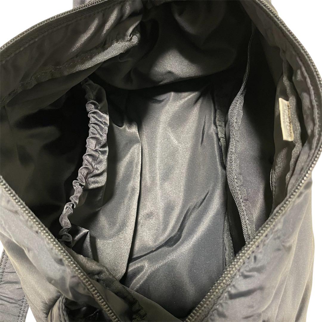 【PORTER CUE】ナイロン　ショルダーバッグ　黒　廃盤　多機能