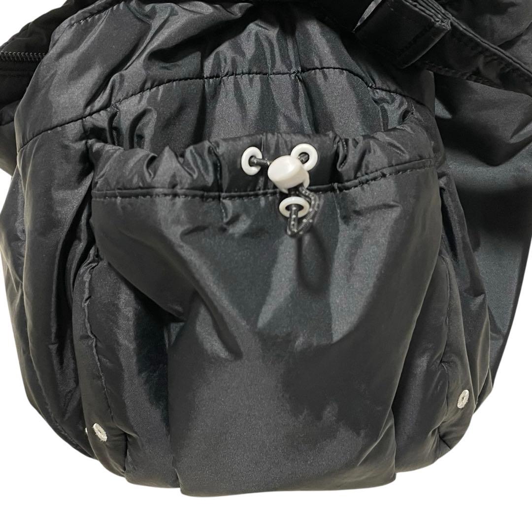 【PORTER CUE】ナイロン　ショルダーバッグ　黒　廃盤　多機能