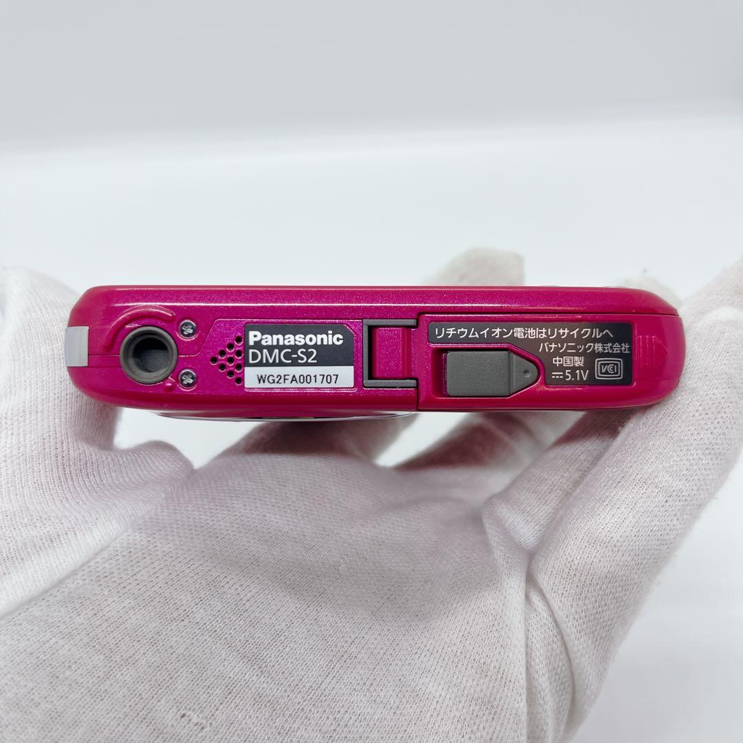 【極美品】Panasonic LUMIX DMC-S6 ピンク 付属品完備✨