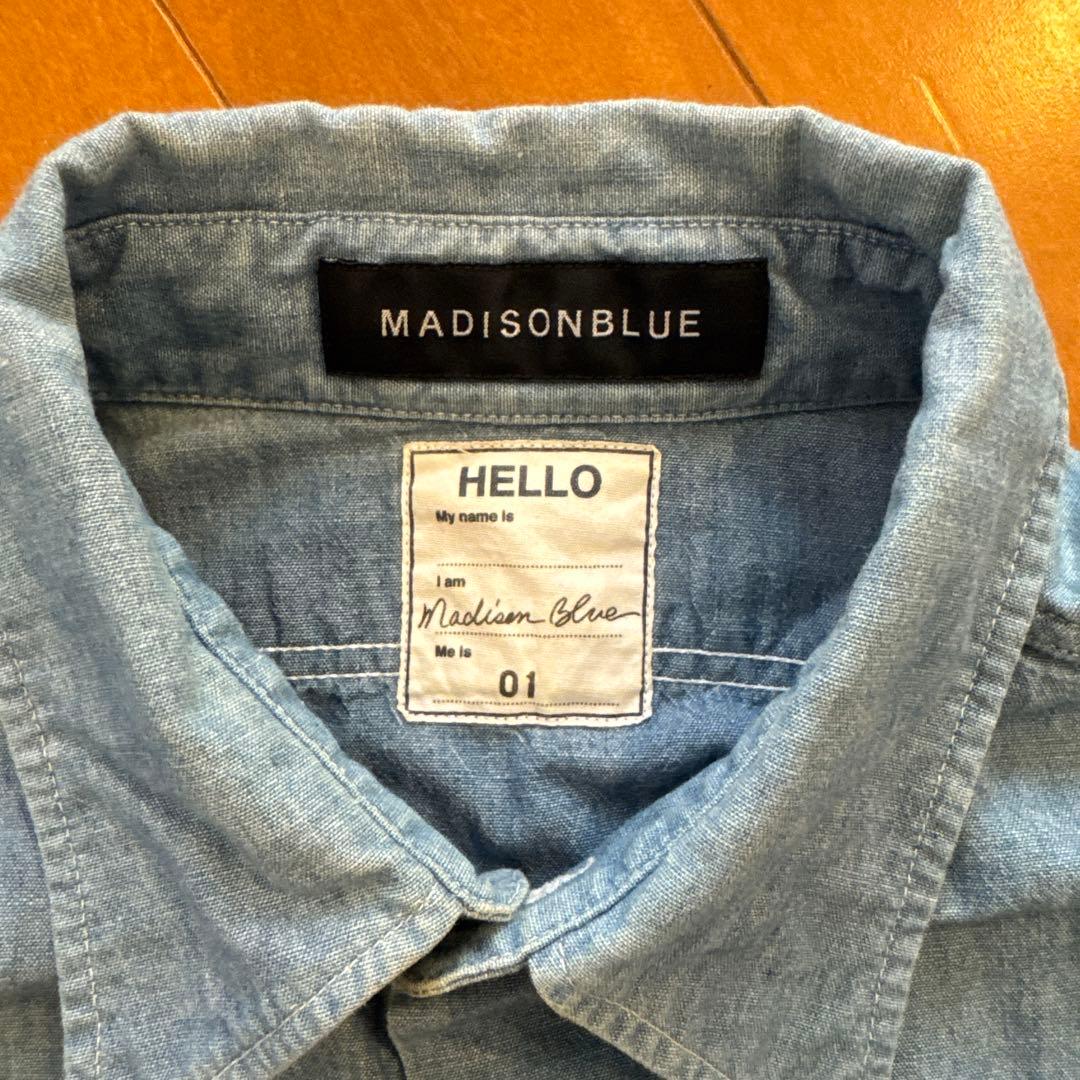 MADISONBLUE デニム長袖シャツ