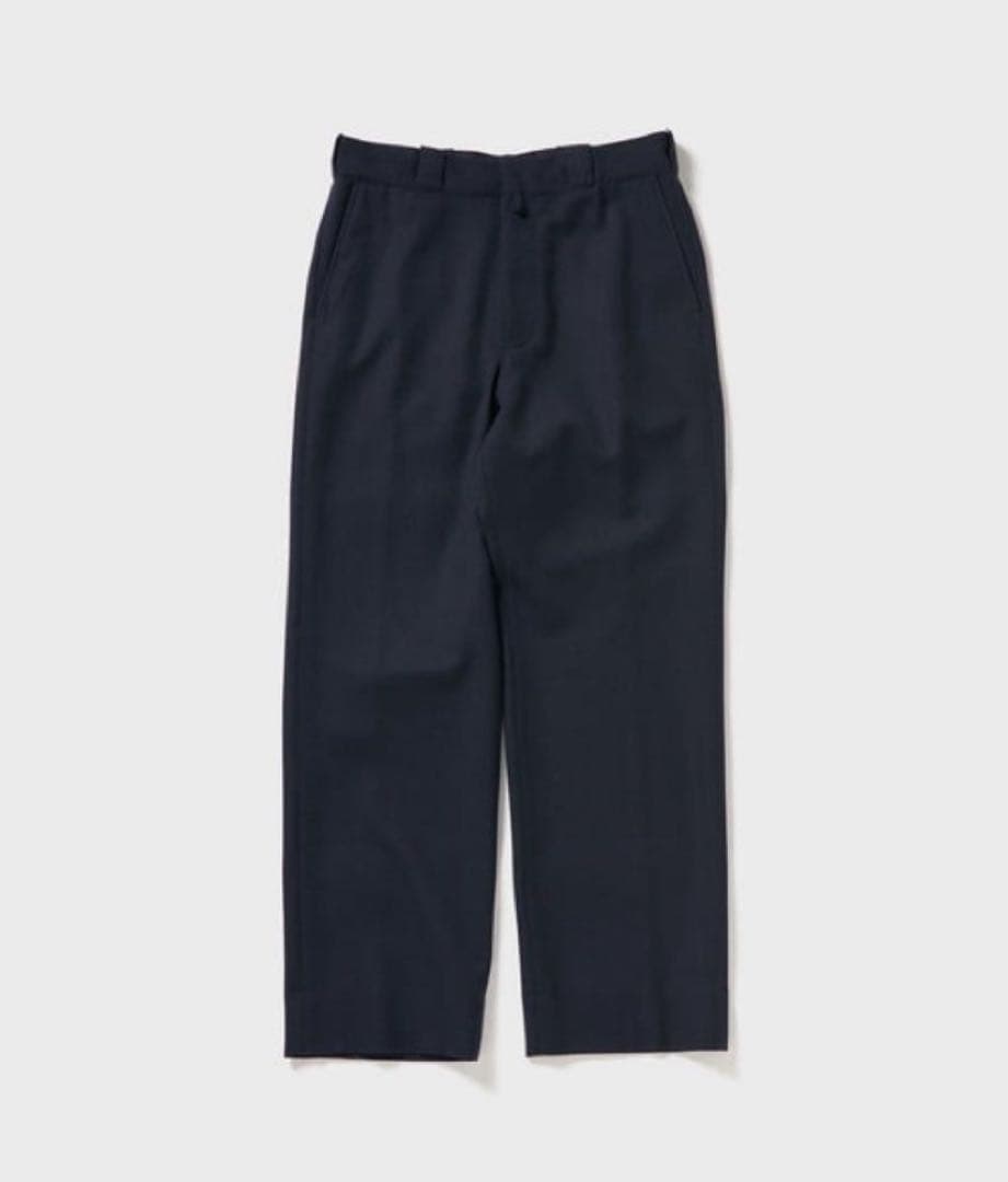 COMOLI ウールサージ パンツ ネイビー 24AW サイズ4
