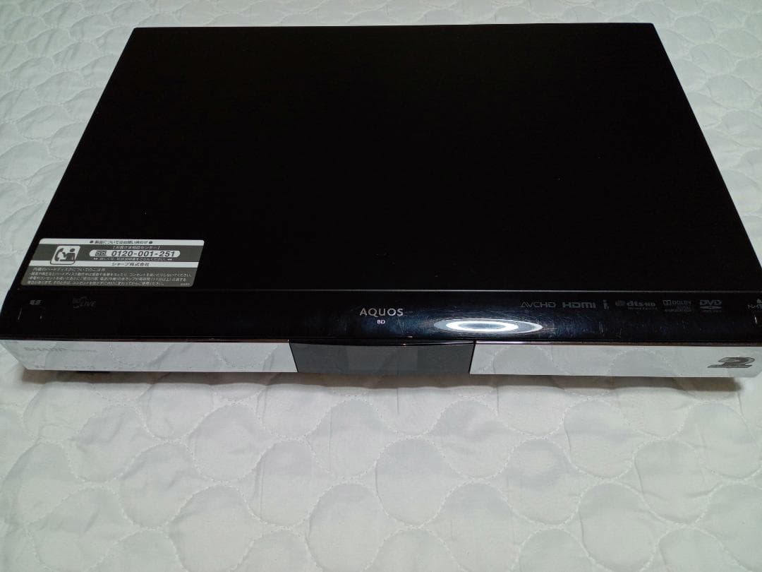 SHARP ブルーレイレコーダー BD-HDW55 500G AQUOS DVD