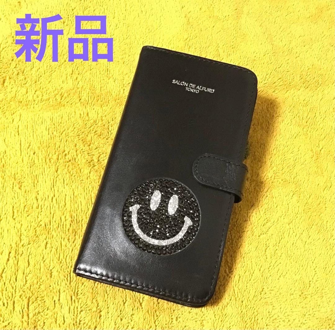 SALON DE ALFURD スマイルマーク 多機種対応 手帳型スマホケース