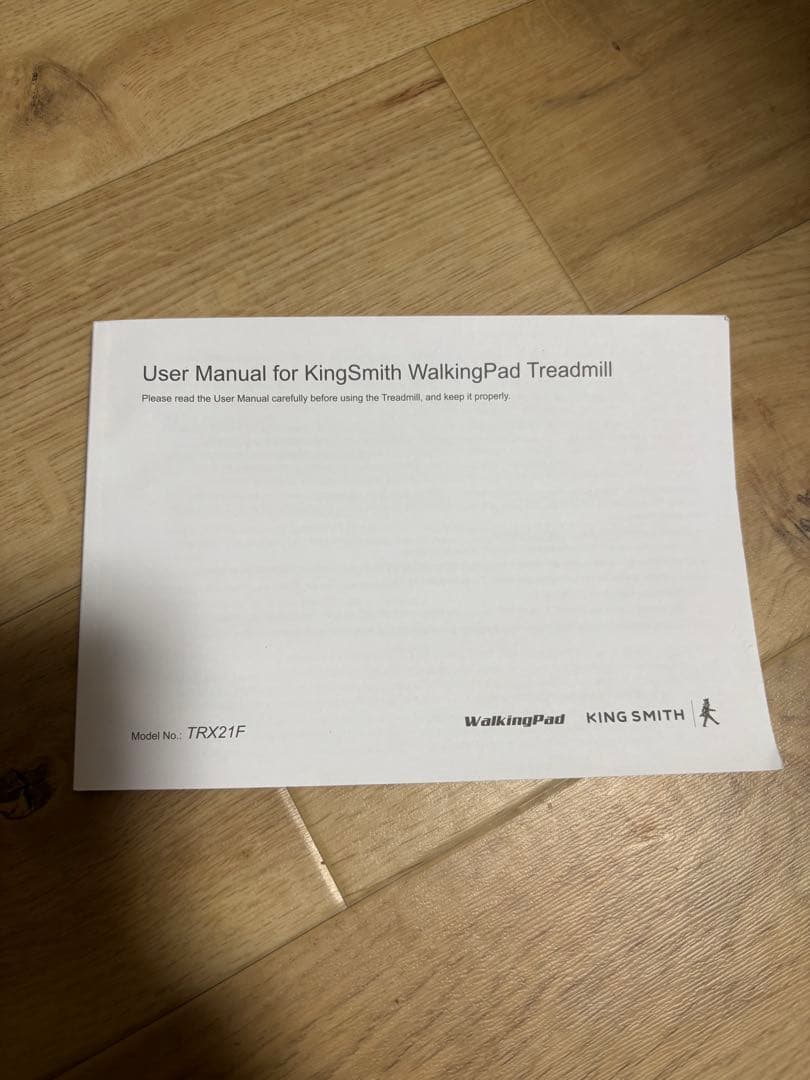 KINGSMITH WalkingPad TRX21F ランニングマシン