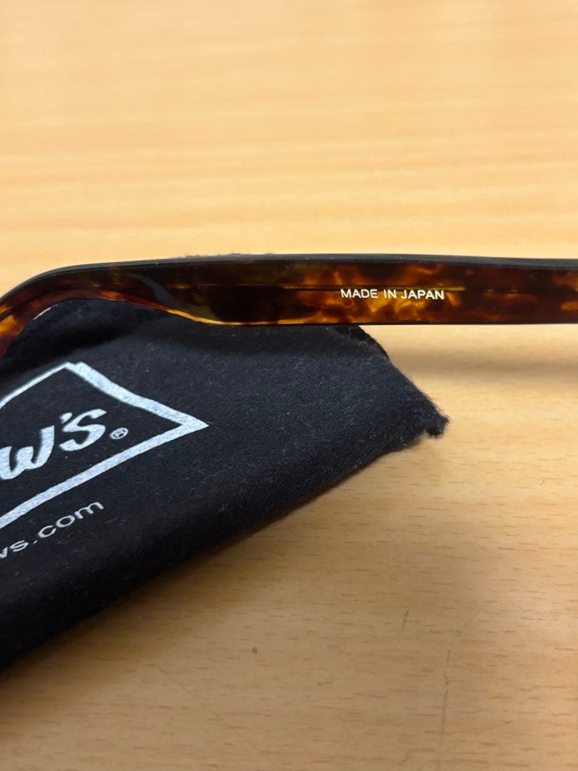 N*d様 Pherrow's べっ甲柄 サングラス　フェローズケース付　日本製