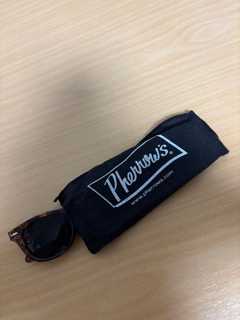 N*d様 Pherrow's べっ甲柄 サングラス　フェローズケース付　日本製