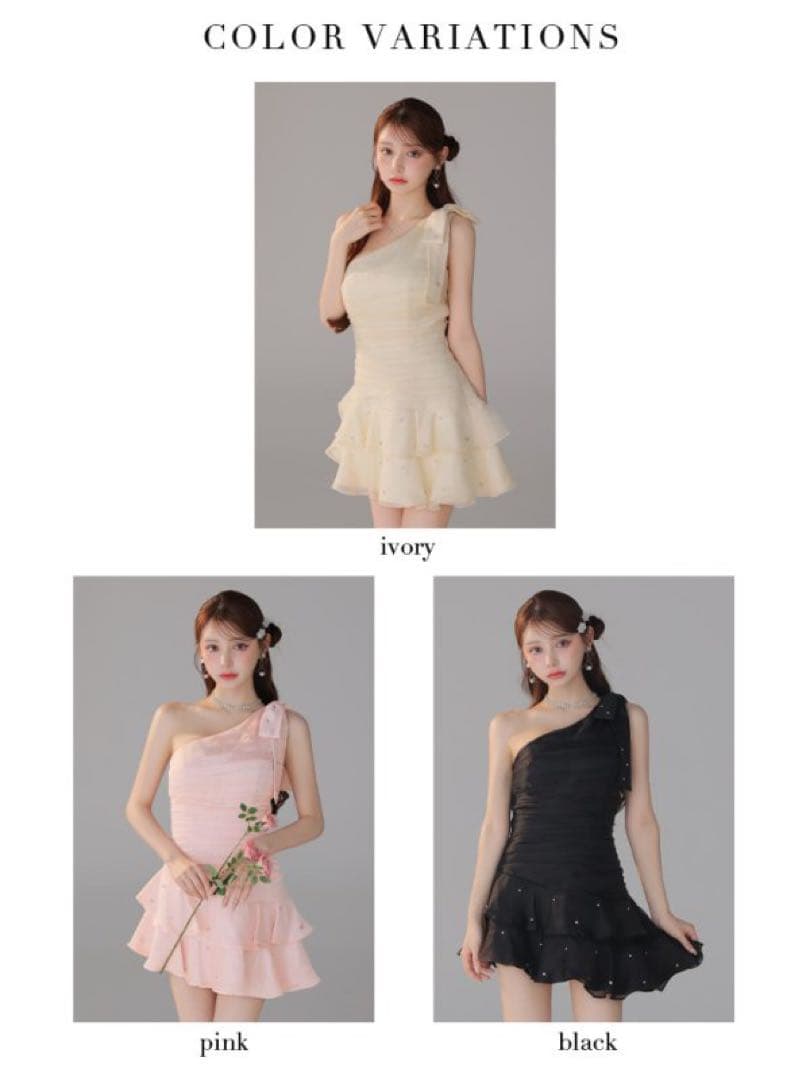 XS アイボリー　4322 ローブドフルールブリエAngelRキャバドレス