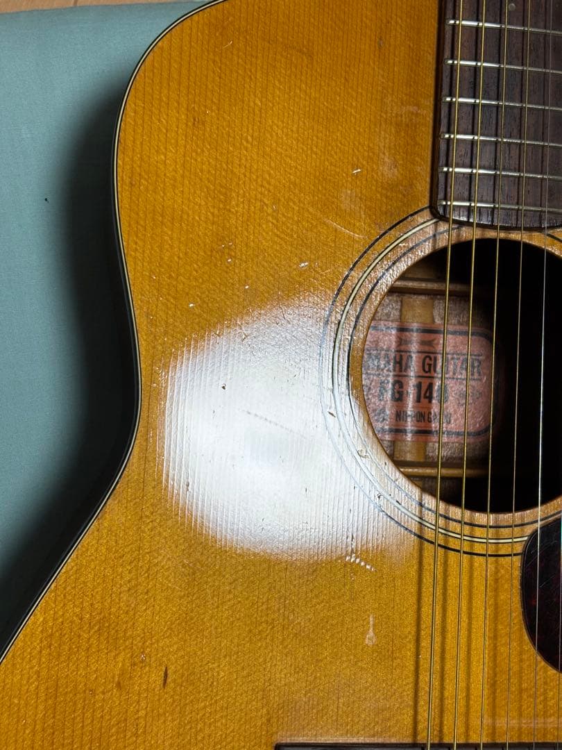 程度良❗️YAMAHAヤマハFG140赤ラベル　ジャパンヴィンテージアコギ 調整済