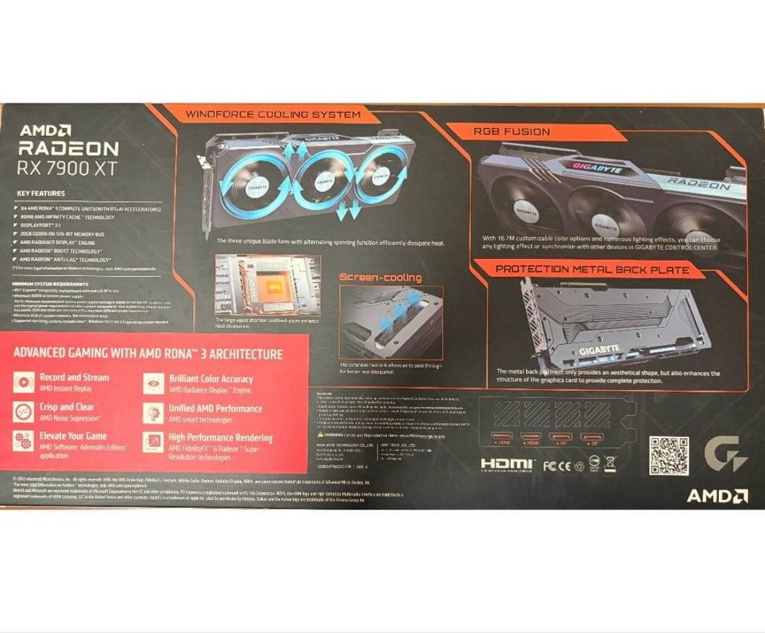 グラフィックボード・グラボ・ビデオカード GIGABYTE AMD radeon rx7900xt