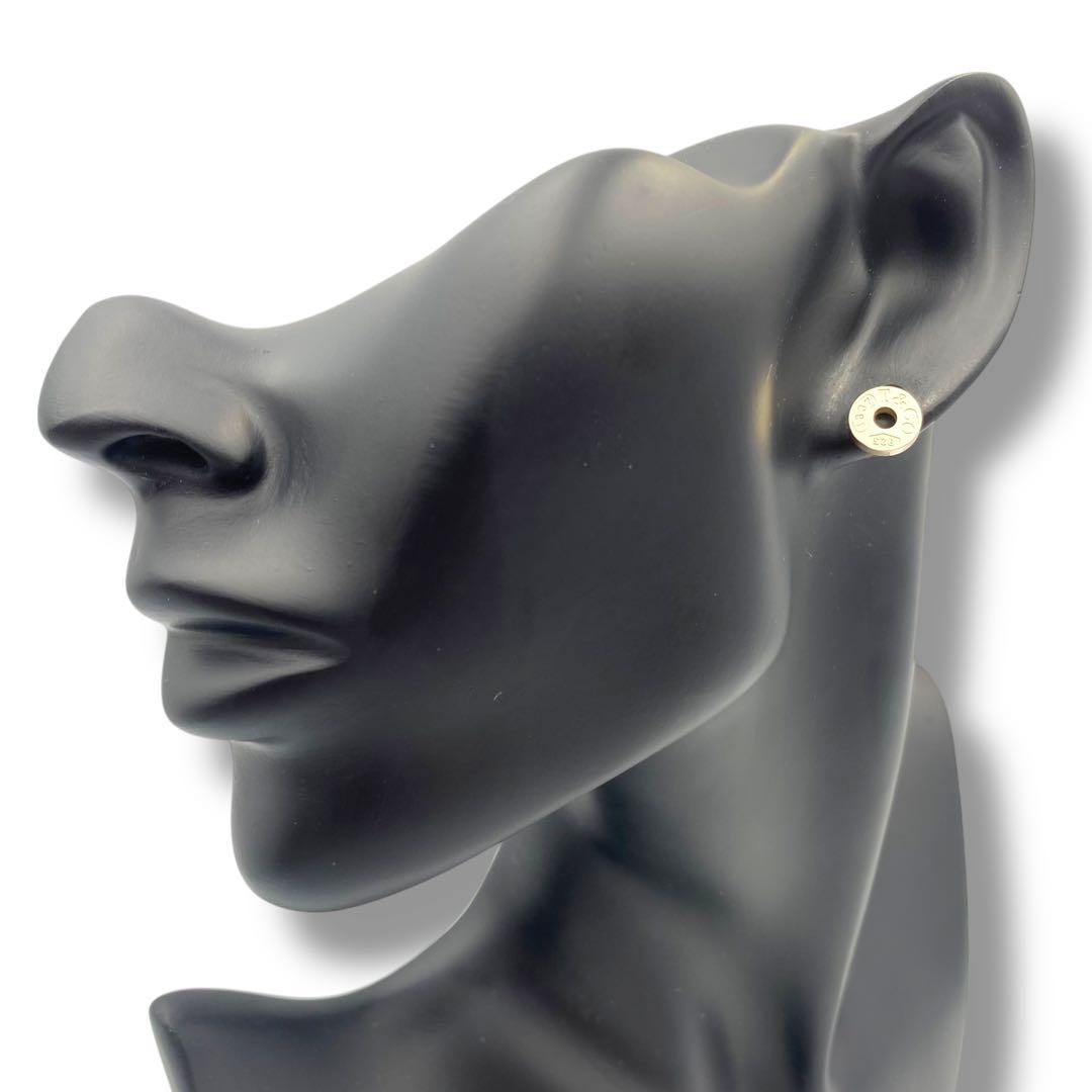 美品 TIFFANY ティファニー ピアス ラウンドサークル 片耳 SV925