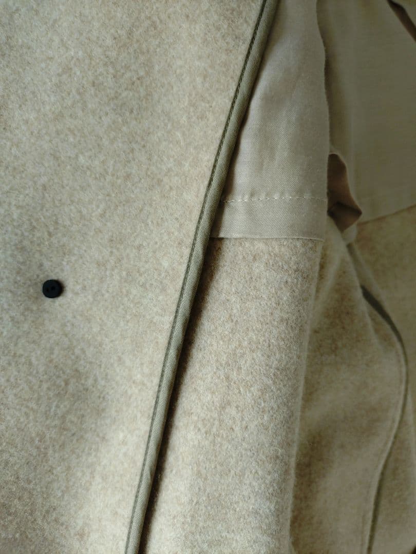 ORCIVAL ライトモッサ フーデッドブルゾン １ 新品 ウール フードコート