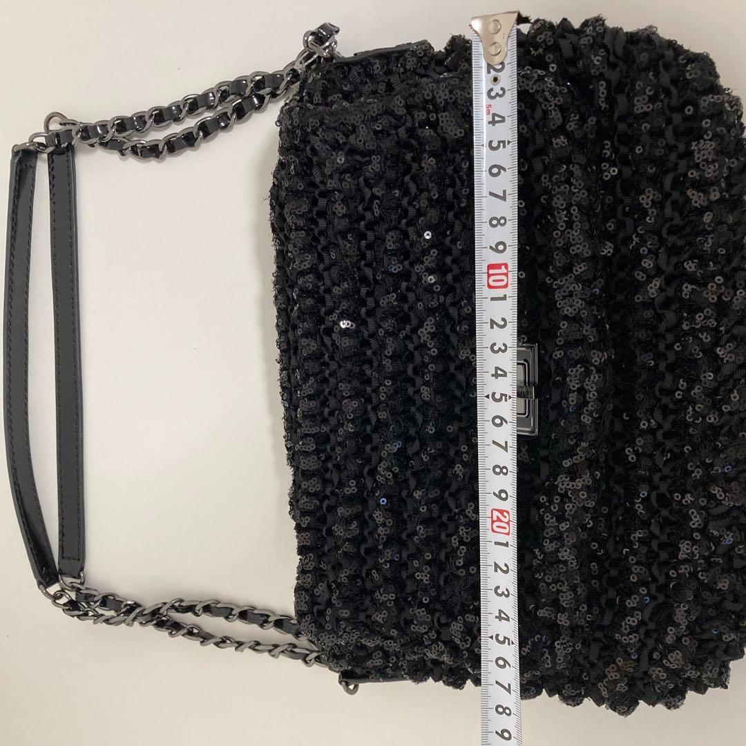 希少　アンテプリマ　ルッケット　ワンショルダー　レザー　ブラッグ　スパンコール