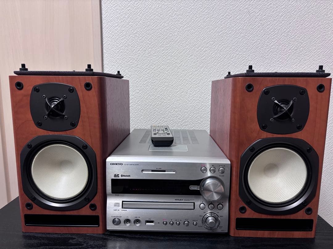 ONKYO NFR-7 CDコンポ Bluetooth対応 リモコン付き